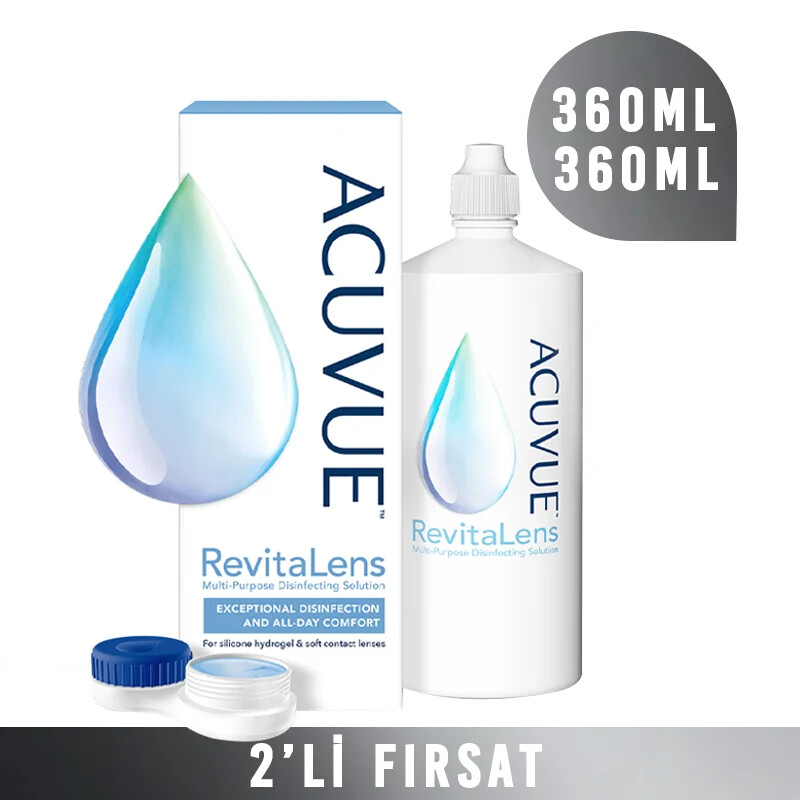 Revitalens Solüsyon 360 ml + 360 ml (2 adet) - Johnson & Johnson